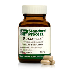 Standard Process Rumaplex bottle front communicates liver support potential.