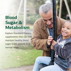 Standard Process legacy banner; 95 years of whole-food nutrition trust.