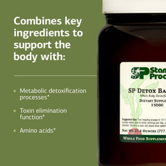 SP Detox Balance iron content emphasis image communicates nutritional support