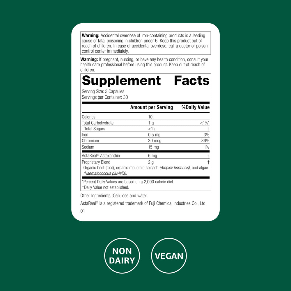Standard Process SP Red Food capsules close-up showing daily recovery potential.
