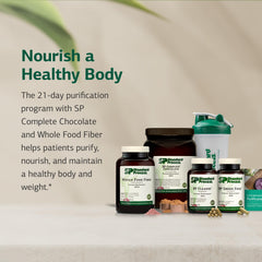 Whole Food Fiber tub to blend into meals during the program
