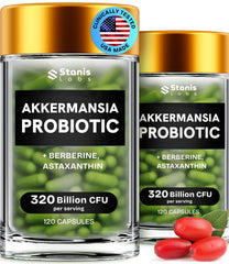 Stanis Labs Akkermansia Muciniphila bottle for daily gut support