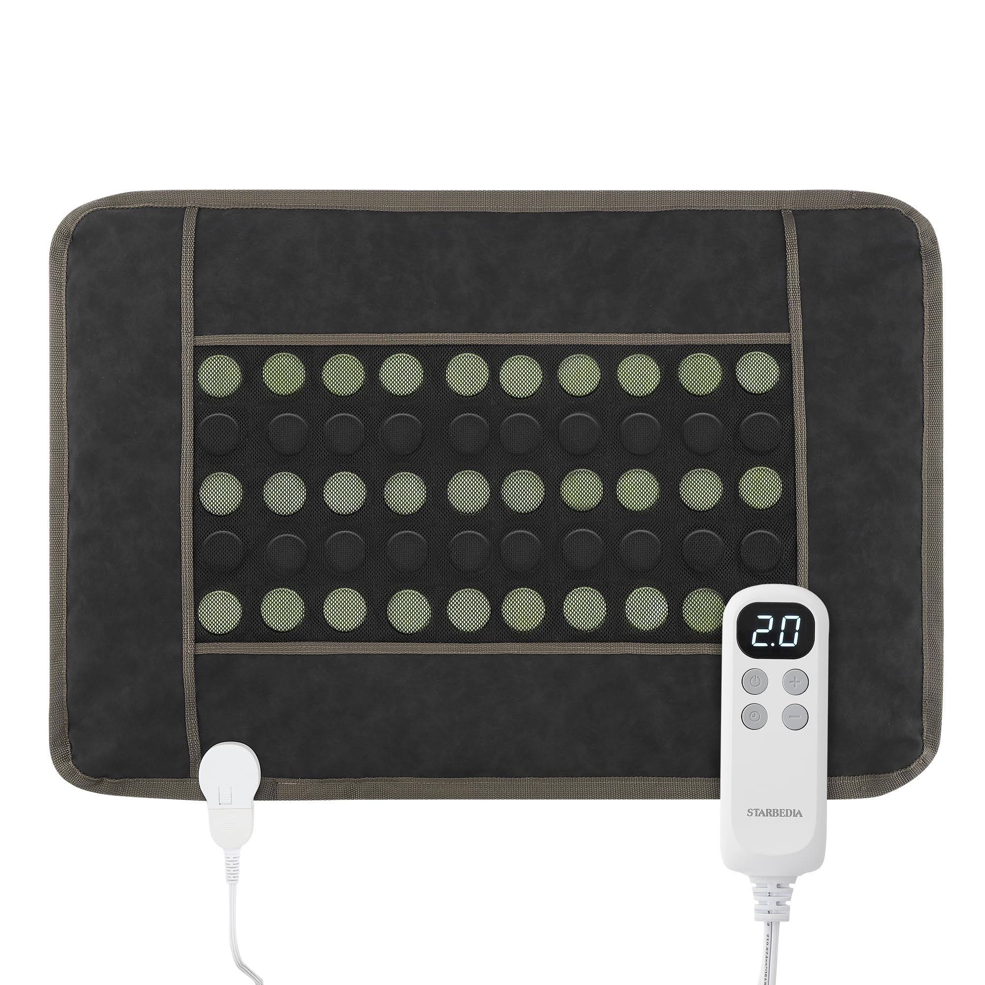 STARBEDIA Far Infrared Pad on back delivers deep warmth for everyday comfort