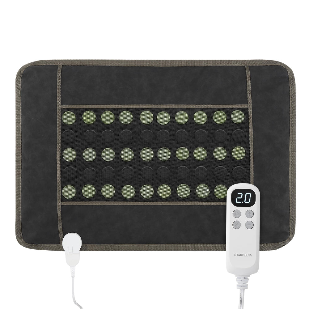 STARBEDIA Far Infrared Pad on back delivers deep warmth for everyday comfort