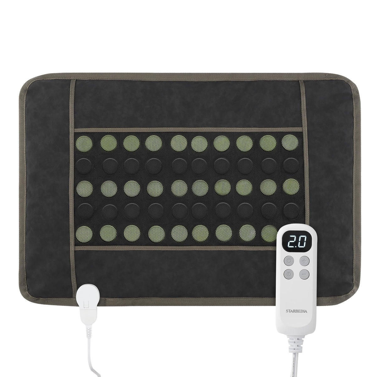 STARBEDIA Far Infrared Pad on back delivers deep warmth for everyday comfort