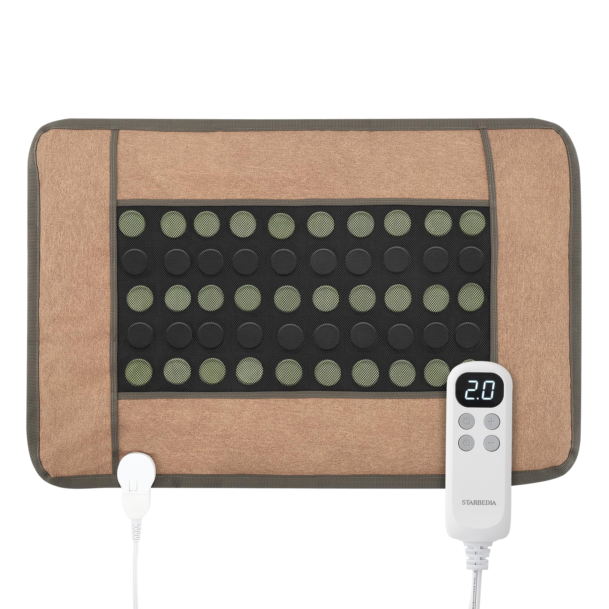 Starbedia infrared pad showing back coverage with broad warmth