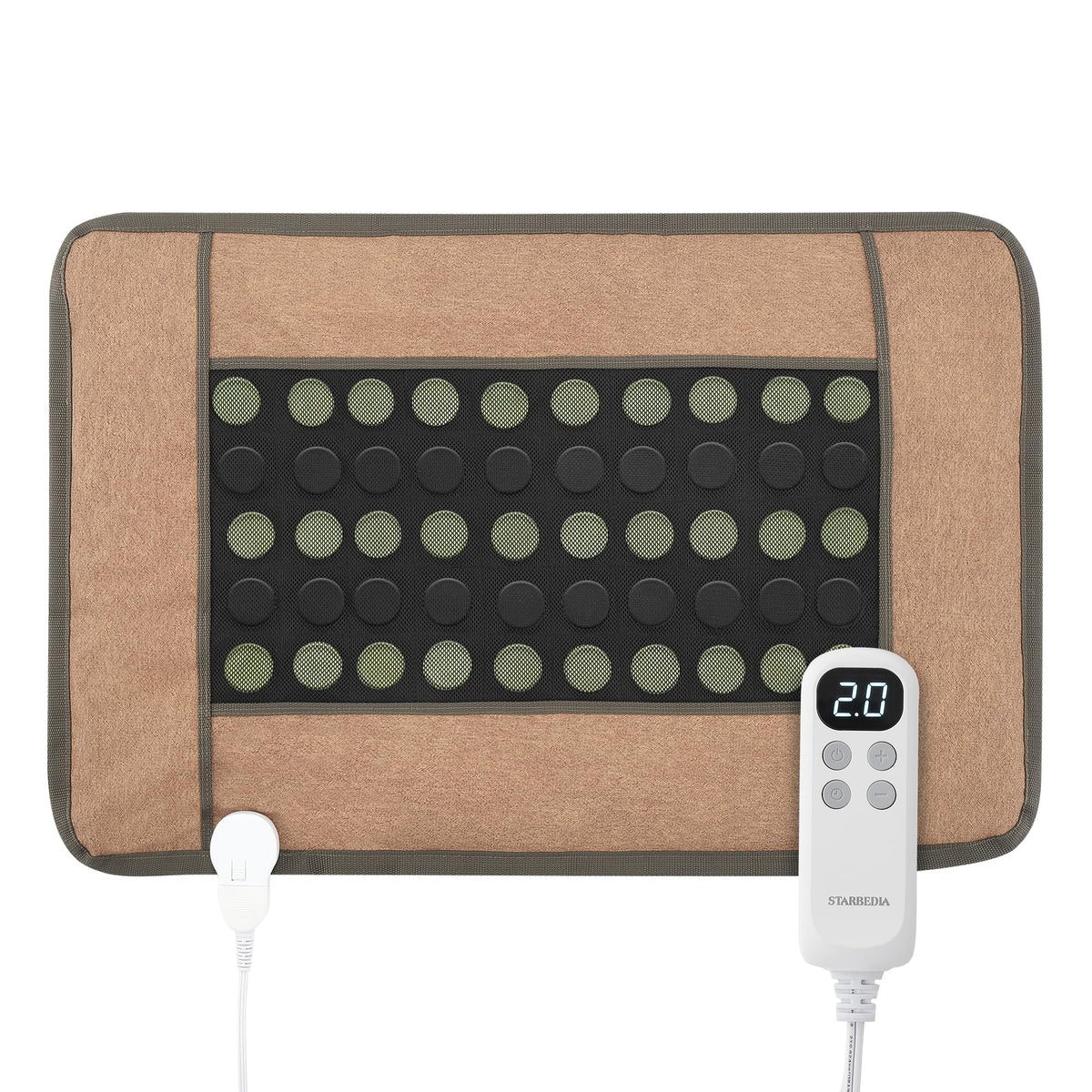Starbedia infrared pad showing back coverage with broad warmth