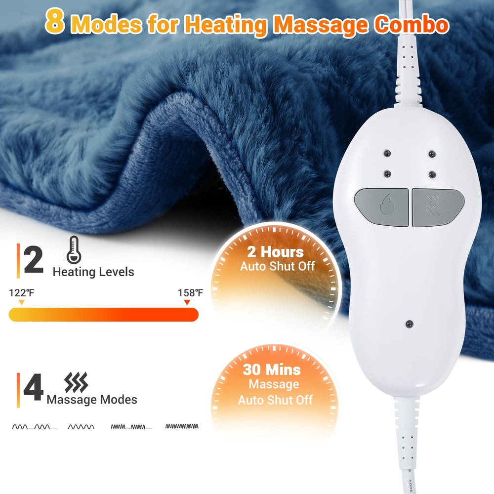 STARBEDIA pad offers two heat settings from 105℉ to 135℉ for customizable comfort.