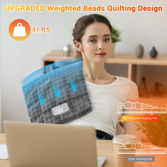 STARBEDIA pad contouring beads support neck and back comfort.