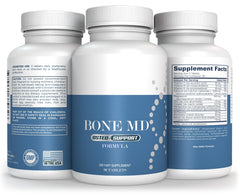 StarPass Labs Bone MD label back detailing ingredients and calcium support