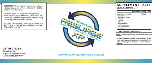 StarPass Labs Resurge capsules-closeup highlights texture and premium sleep aid formulation.