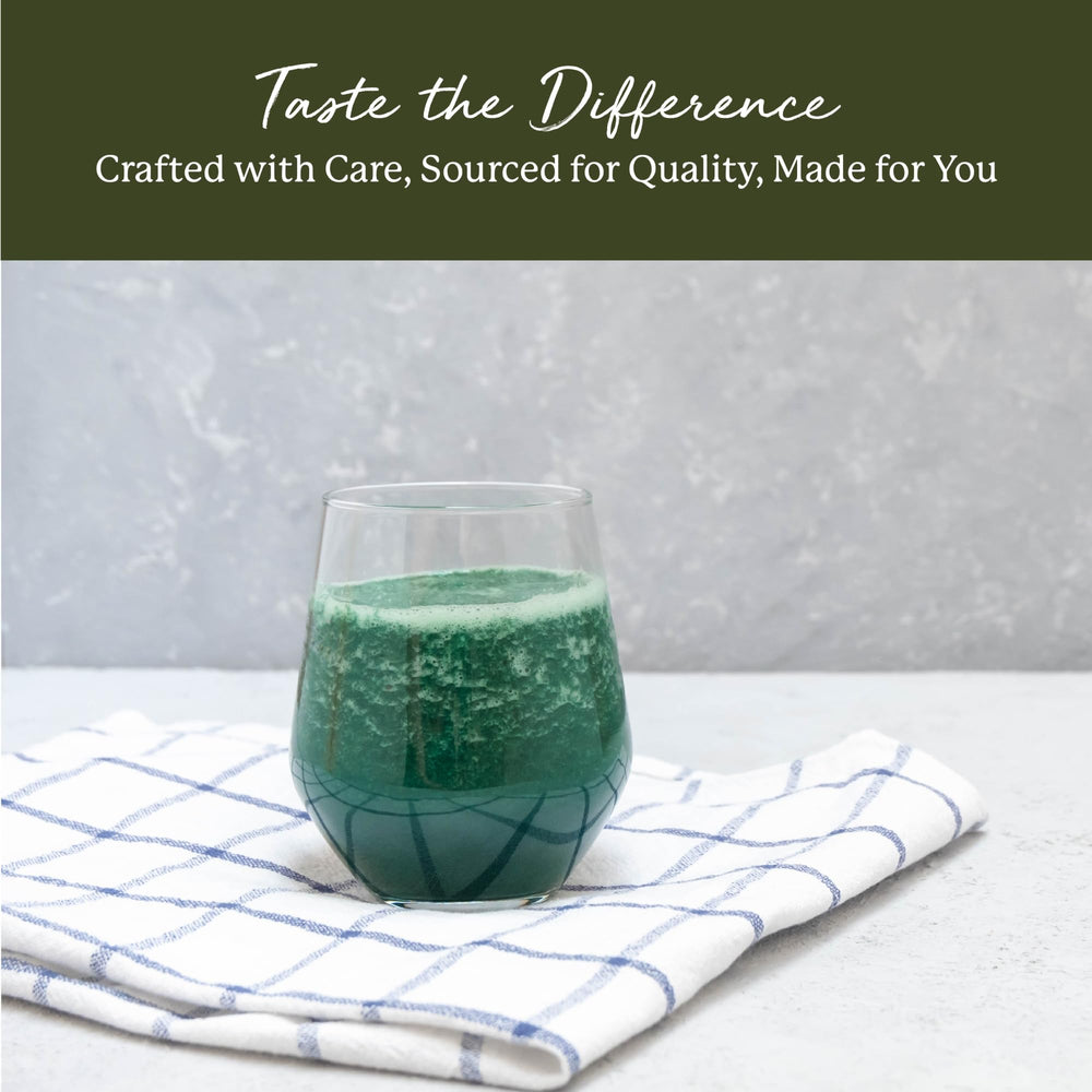 Starwest Botanicals kosher spirulina powder with certification label.