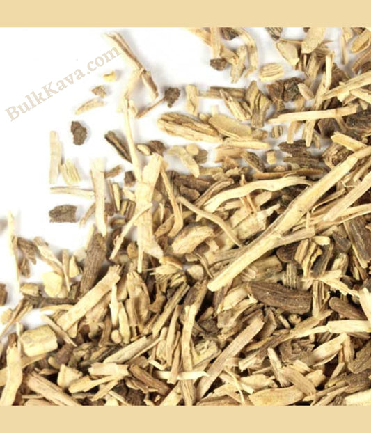 Starwest Botanicals Kava root C/S in a resealable bag for easy calming evening rituals.