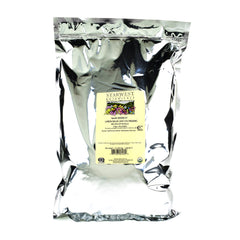 Starwest Botanicals Lemon Balm Leaf C/S in resealable bag for tea and flavoring.