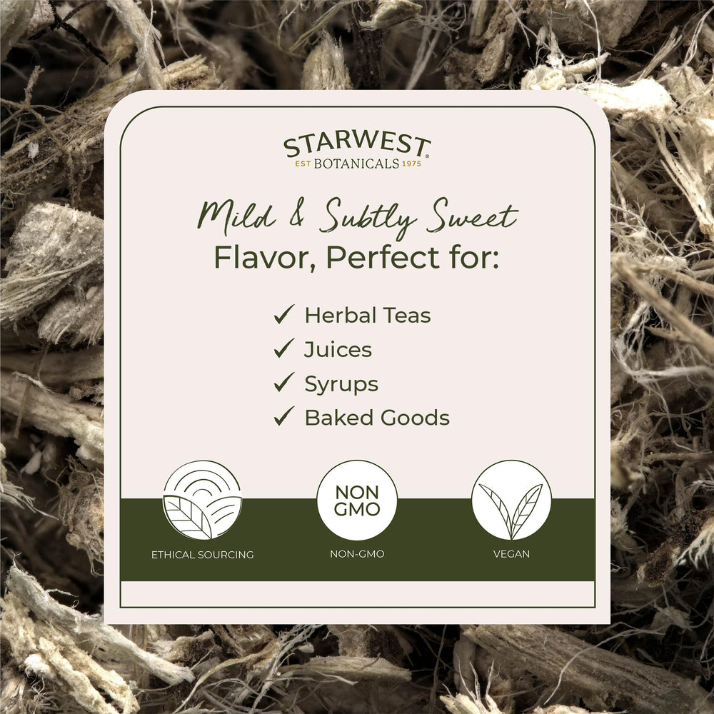 Organic marshmallow root label with Kosher certification