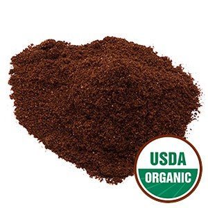 Starwest Botanicals schisandra berry powder poured into a bowl for smoothies.