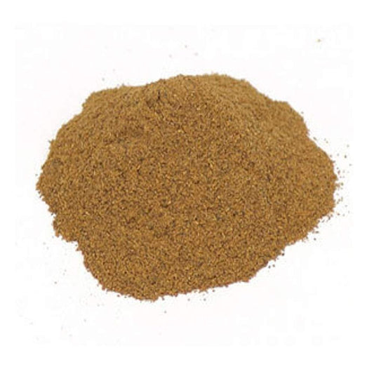 Starwest Botanicals Sarsaparilla root powder in bottle, ideal for DIY capsules