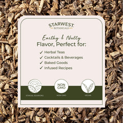 Starwest Botanicals Kava Kava Root label shows kosher certification for mindful use.