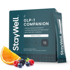 Stay-Well Naturals GLP-1 constipation support berry citrus, promotes digestive balance