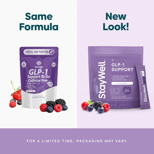 Stay-Well Naturals GLP-1 scoop enables precise servings to curb cravings.