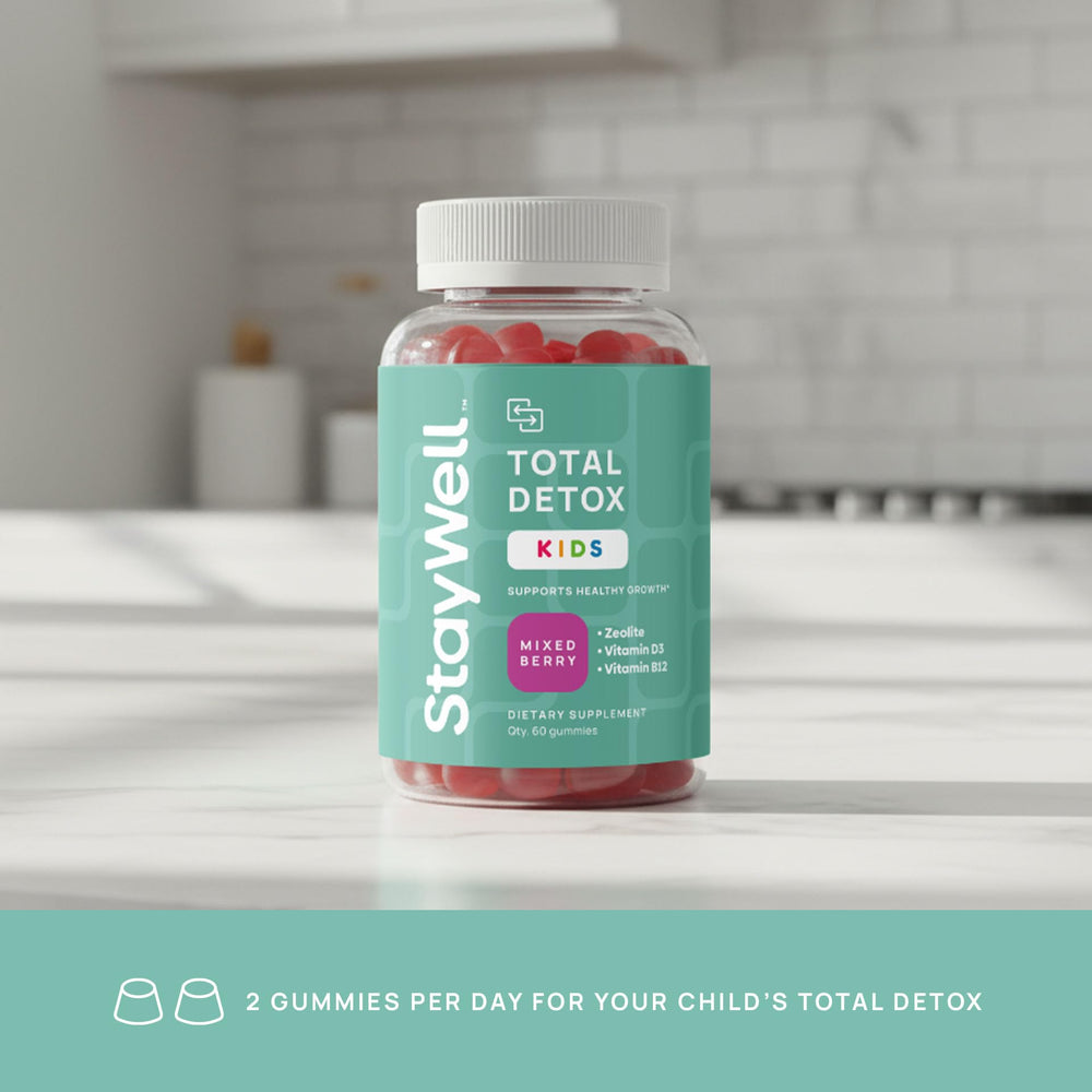 Stay-Well Naturals kids taking gummy shows easy daily supplementation