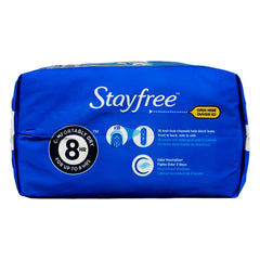 Stayfree Regular Maxi Pad 24ct anti-leak channels reduce leaks