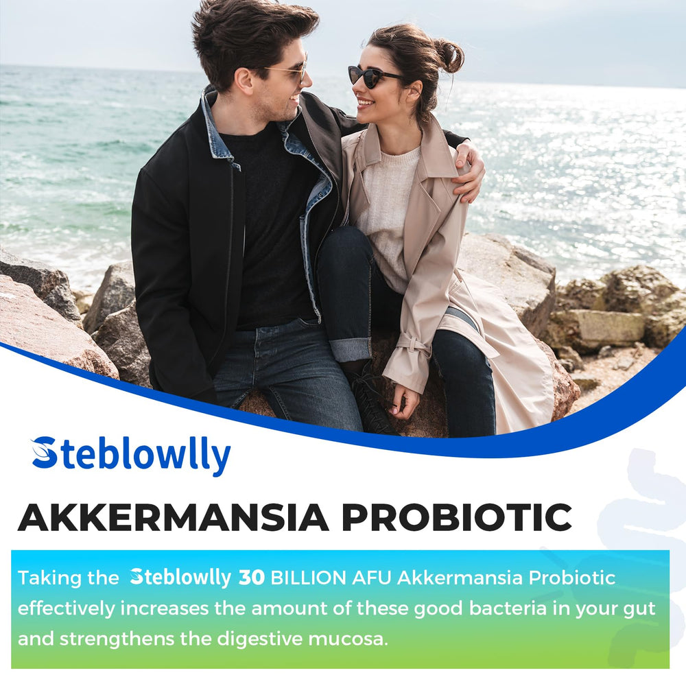 Steblowlly delayed-release capsule depiction representing probiotic delivery to gut.
