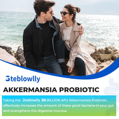 Steblowlly delayed-release capsule depiction representing probiotic delivery to gut.