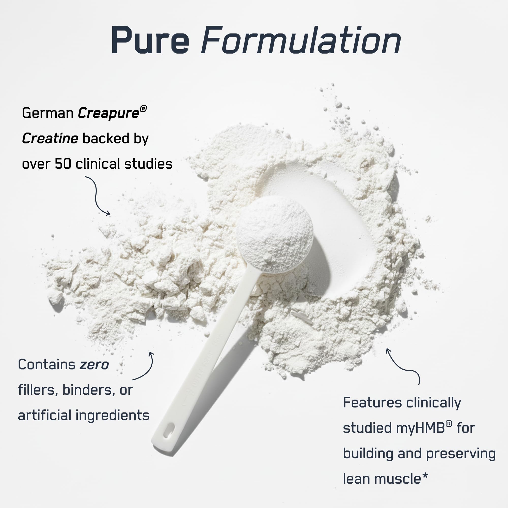 SteelFit Creatine HMB powder label highlights quality ingredients and dosage guidance.