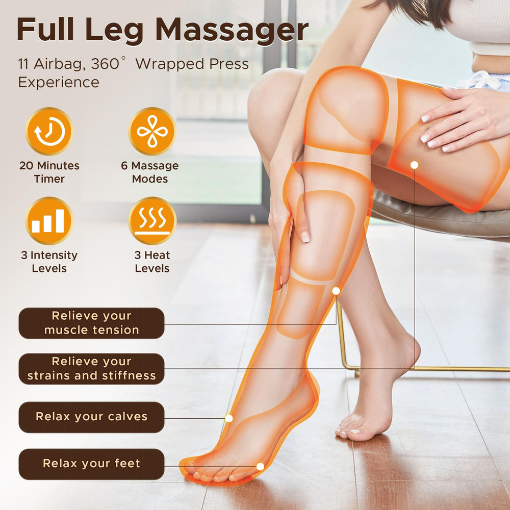 STEELUS Leg Massager feet and ankles massage for improved circulation