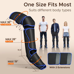 STEELUS Leg Massager LCD controller for easy controls