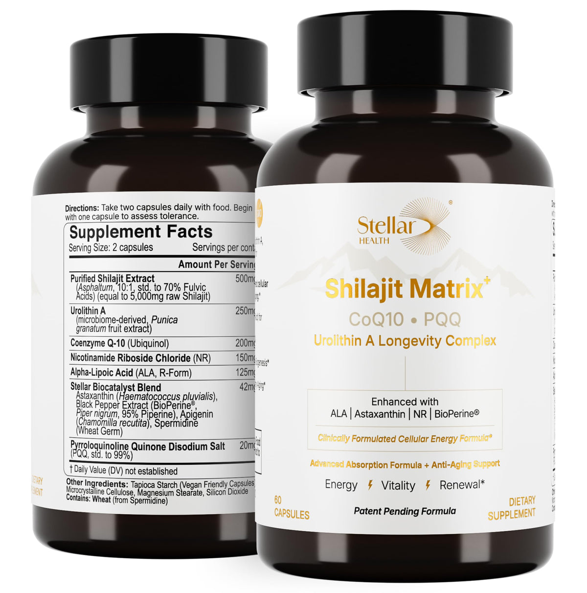 Stellar Health Clinical Mitochondrial Complex bottle – sustained energy support.