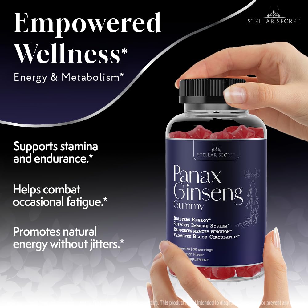 Back of Stellar Secret packaging highlights ingredients and dosing