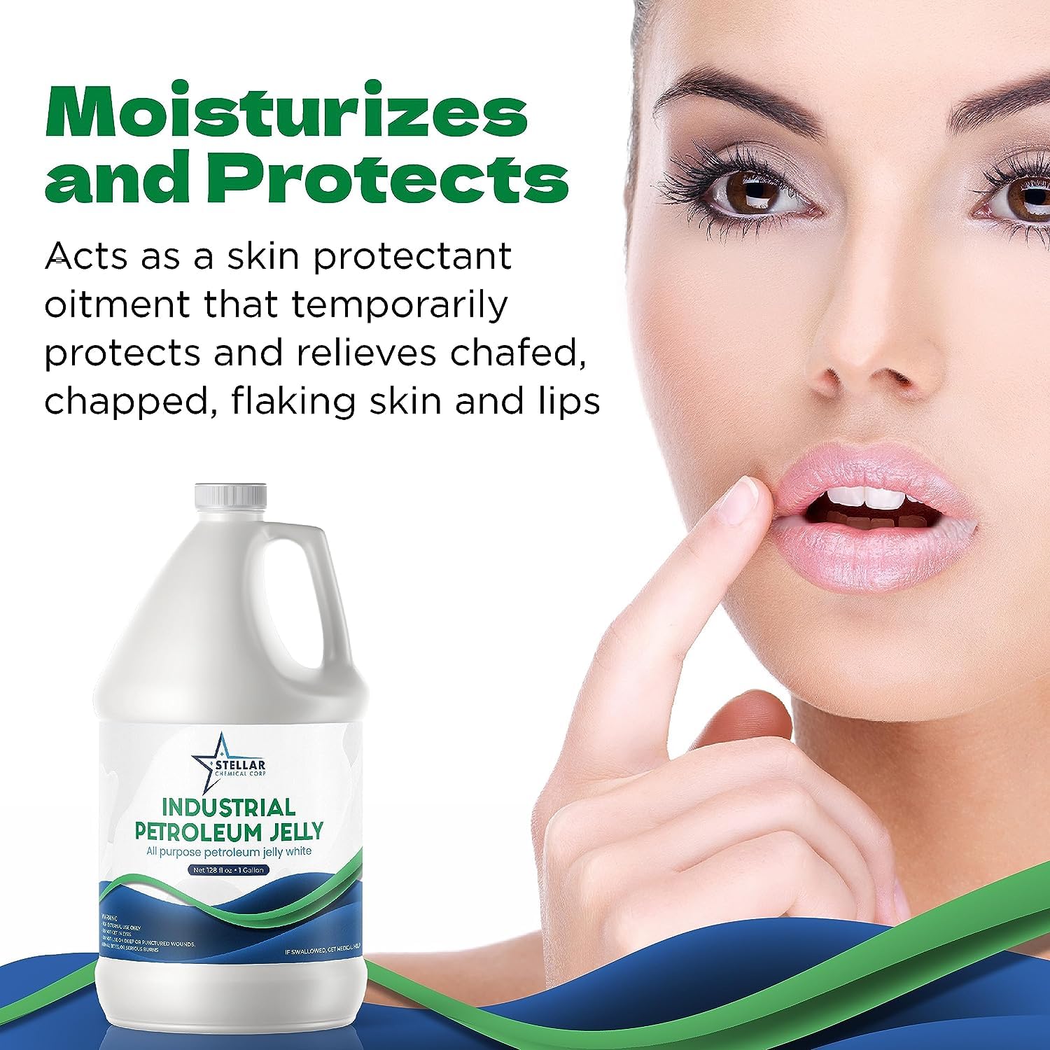 Fragrance-free STELLAR Snow White Petroleum Jelly ideal for sensitive skin bases