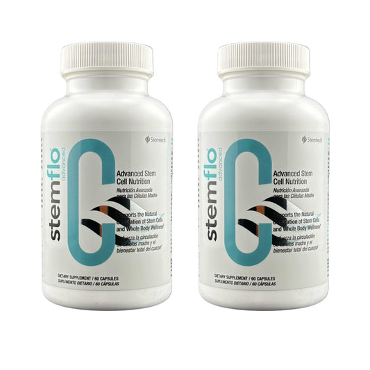 Stemtech StemFlo Advanced Formula bottle front for daily vitality and energy support