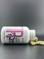 StemTech StemRelease3 capsules close-up showing soft gel capsules for daily wellness support