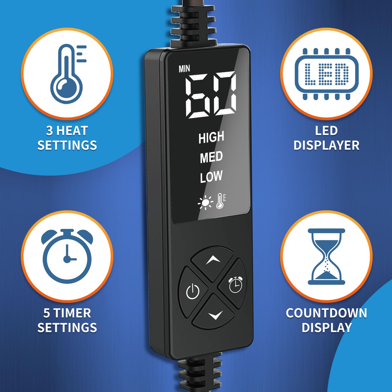 Sticro sinus mask with 5 timer settings for safe use and flexibility.