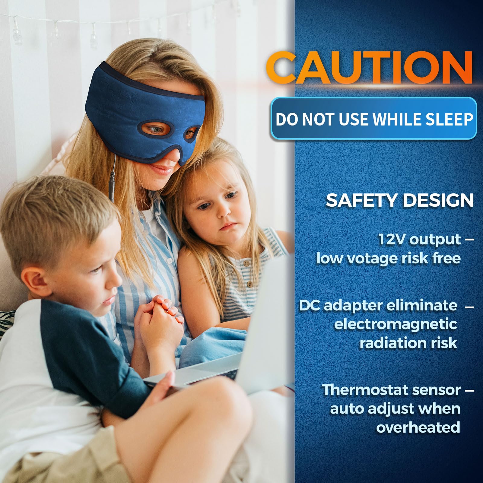 Sticro large-cover mask in soft fabric for comfortable daily use.
