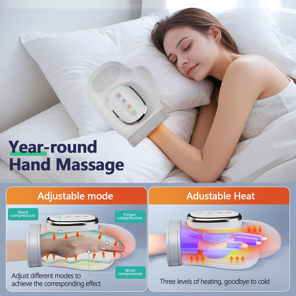 Stjiatu cordless hand massager delivers portable heat on the go.