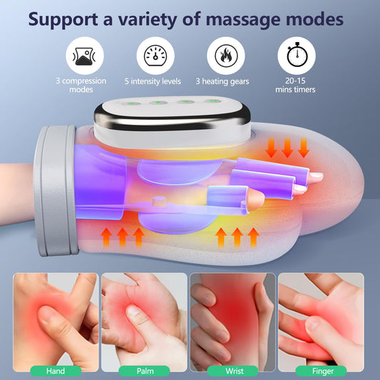 Stjiatu kneading-rollers for spa-like relief on palms and fingers.