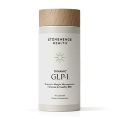 Stonehenge Health Dynamic GLP-1 bottle highlighting appetite control