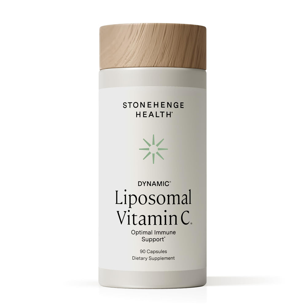 Stonehenge Health Dynamic Liposomal Vitamin C bottle view highlighting enhanced absorption potential