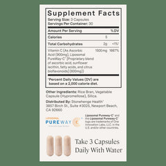 Stonehenge Health Dynamic Liposomal Vitamin C USA-made packaging indicating quality standards