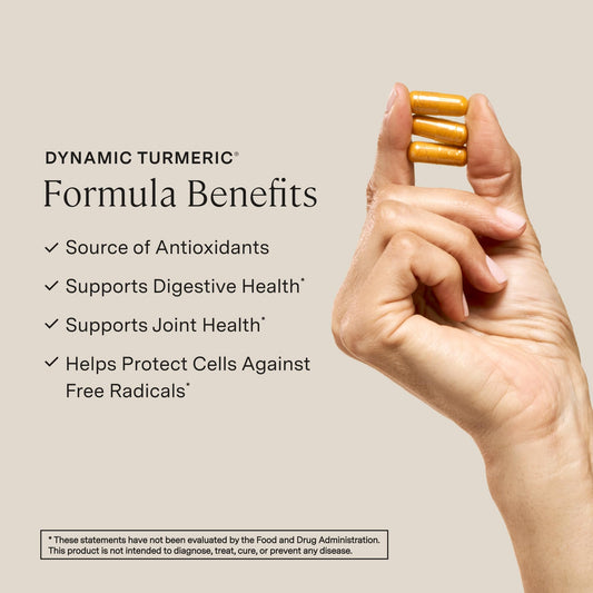 Stonehenge Health Dynamic Turmeric Curcumin capsules easy daily dosing for wellness