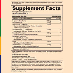 Stop Aging Now Bacopa monnieri extract bottle scene suggesting traditional focus support