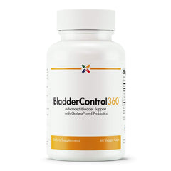 Stop Aging Now BladderControl360 bottle front view for daily urinary health routines.