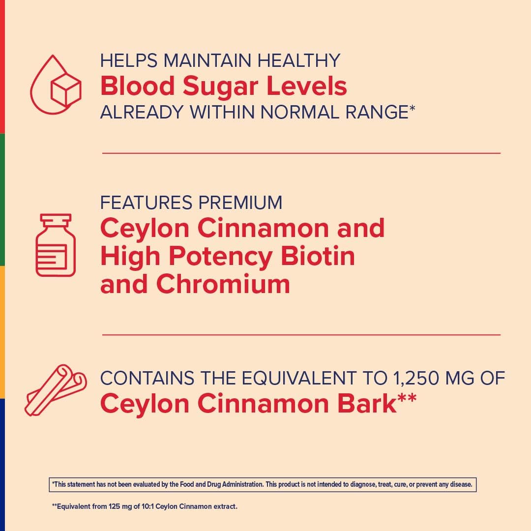 Close-up of 125 mg cinnamon extract dosage in Stop Aging Now.