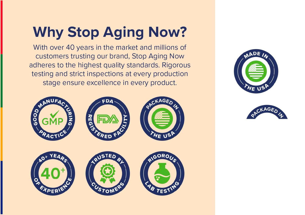 Cinnamon supplement on kitchen counter from Stop Aging Now.
