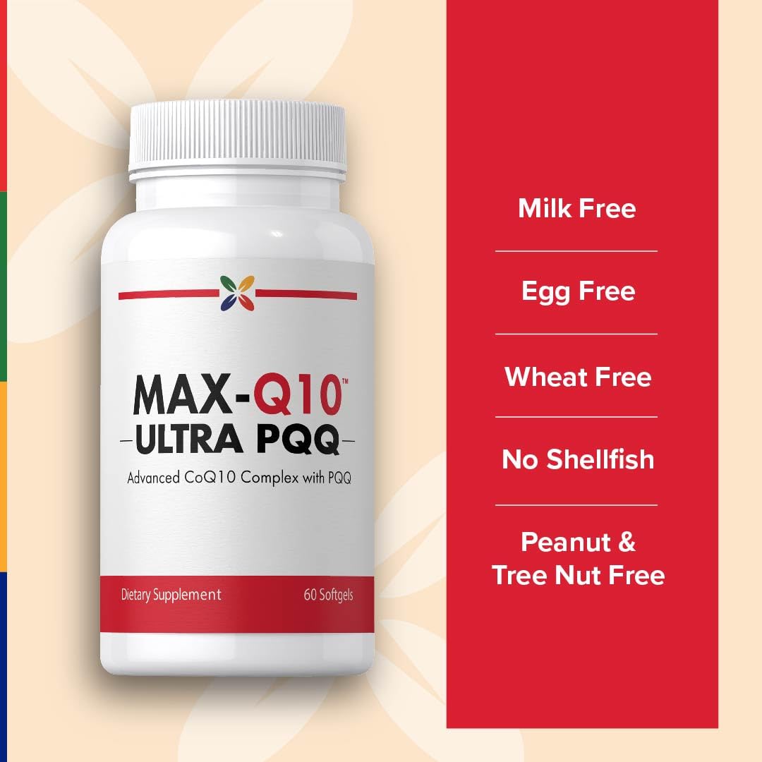 Stop Aging Now CoQ10 bottle back label with usage directions.