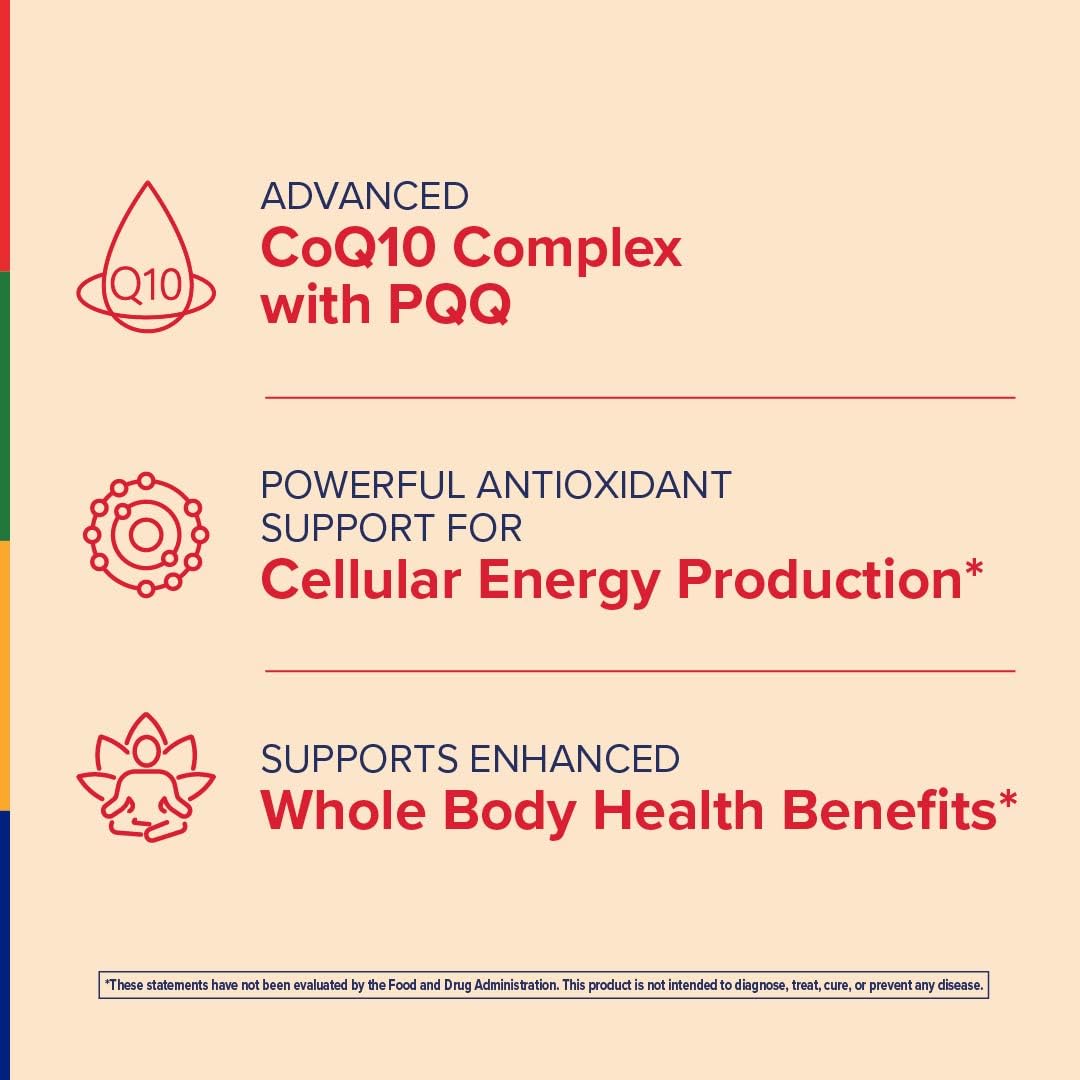 Stop Aging Now CoQ10 Max-Q10 Complex label highlights premium formula.